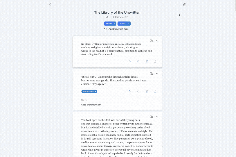 Switch to Review Mode for a single document.