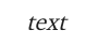 Italicized text example.