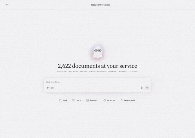 Asking Global Ghostreader which documents were saved but never read.
