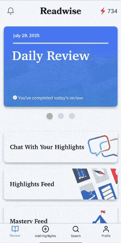 Save highlights from paper books using your phone's camera.