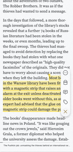 Tap the undo toast button on mobile.